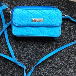 Vera Bradley Blue Crossbody. NEVER USED!!!!!